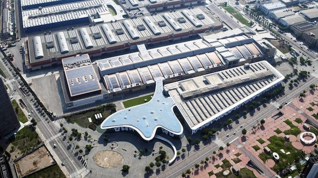 External view of exhibition in Barcelona